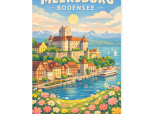 Meersburg Bodensee Poster 40x60 cm