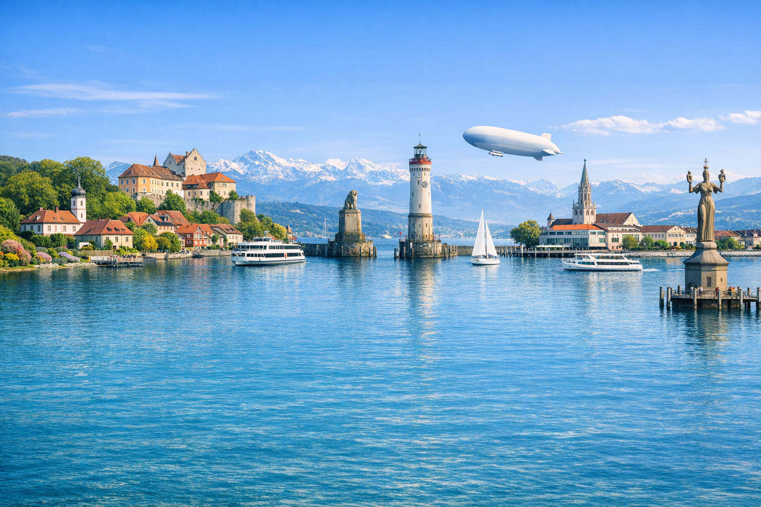 Orte und Städte am Bodensee